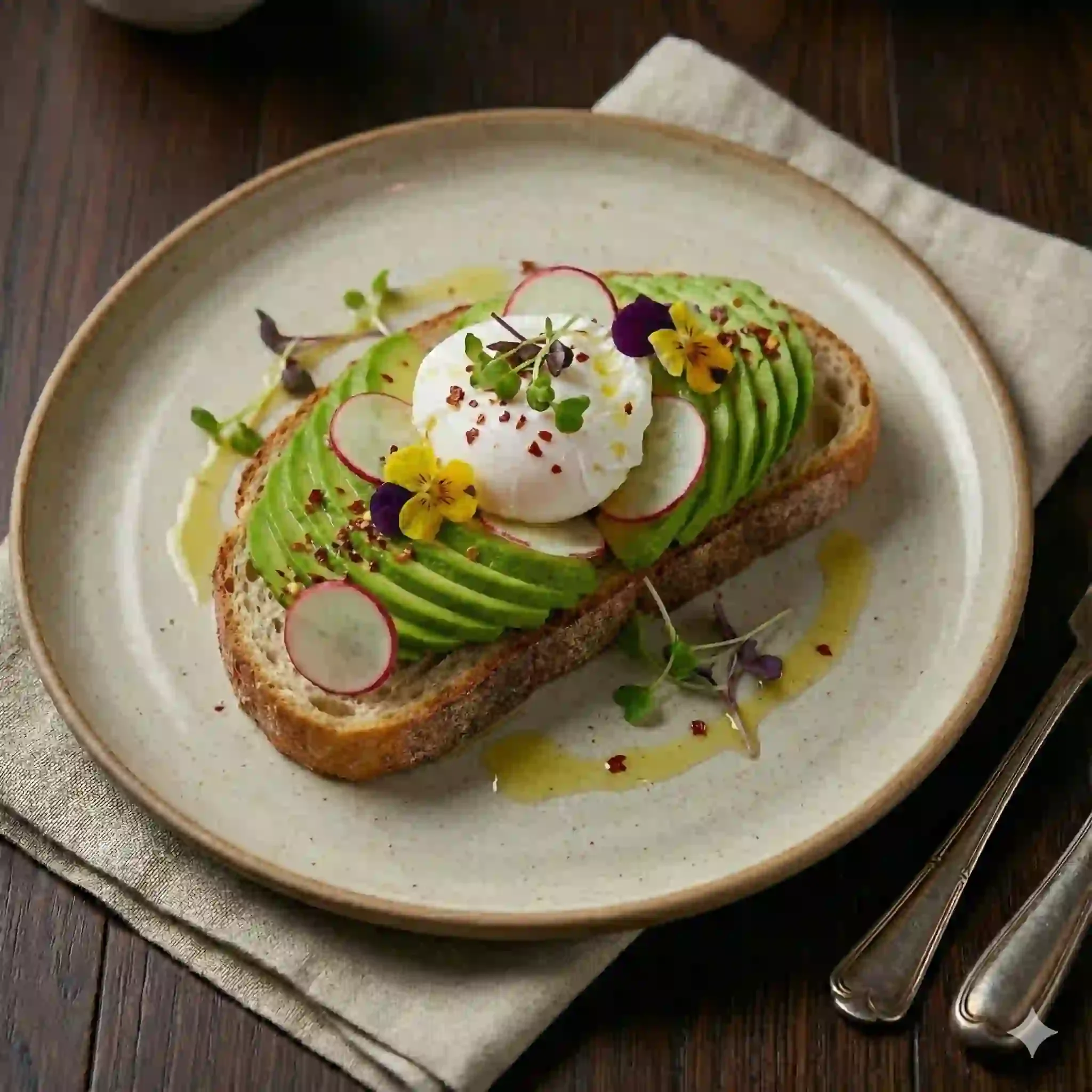 Avokadolu Tost